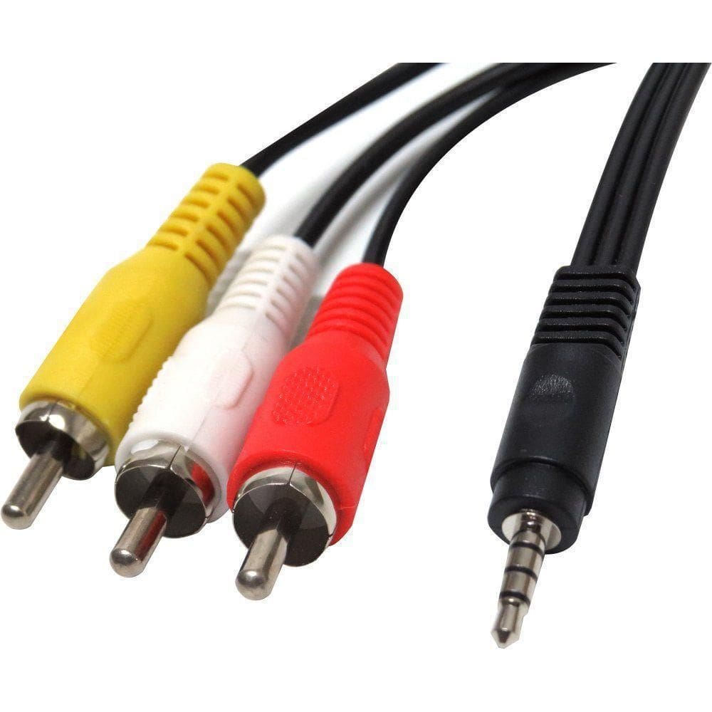 Cabo P2 4C X 3 Rca 1,80Mt
