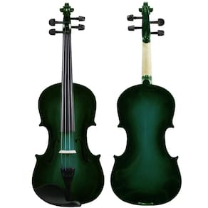 Violino Orquezz Iniciante 4/4 Colorido - Verde Escuro