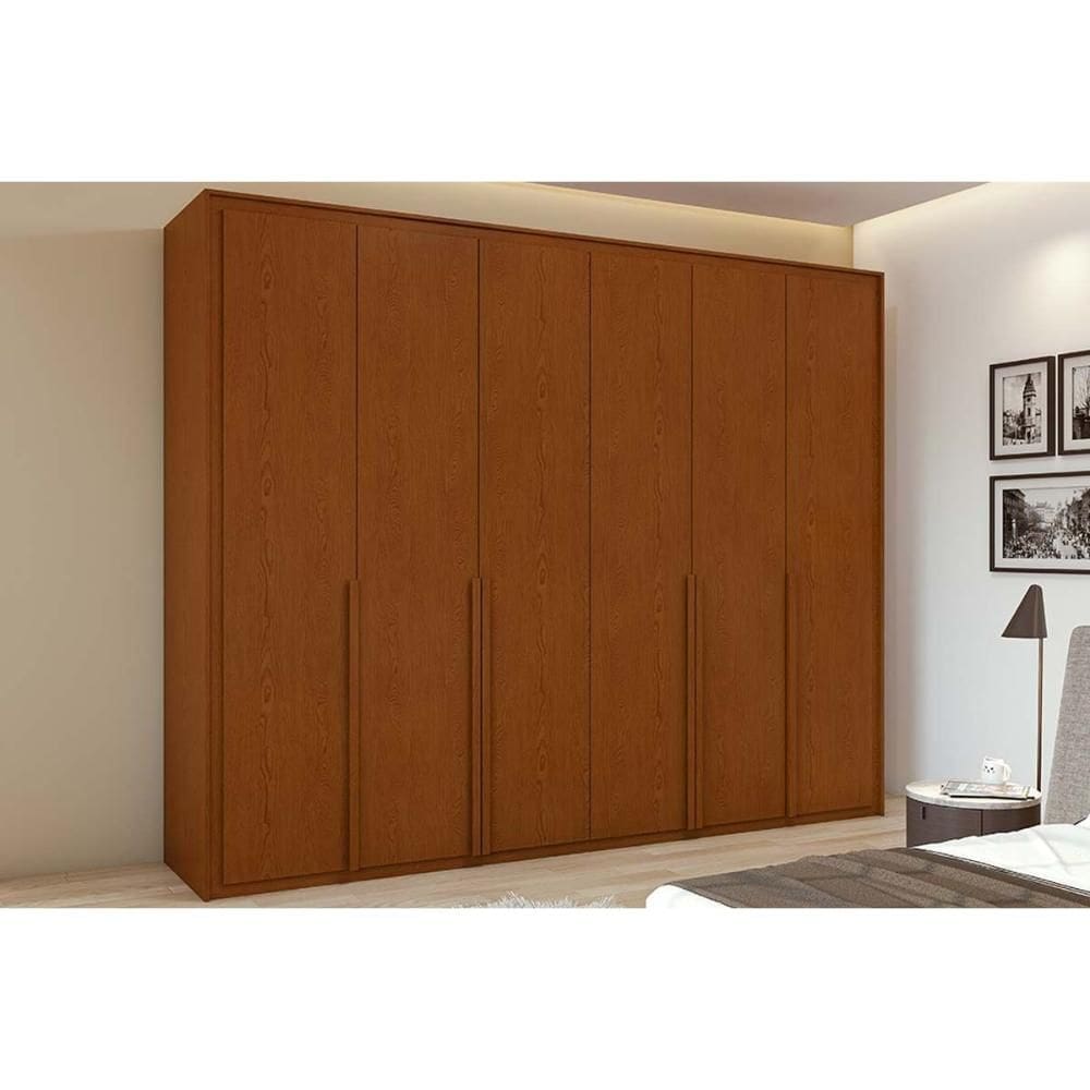 Guarda Roupa Casal 6 Portas e 6 Gavetas Imperatore Frassino - Lopas
