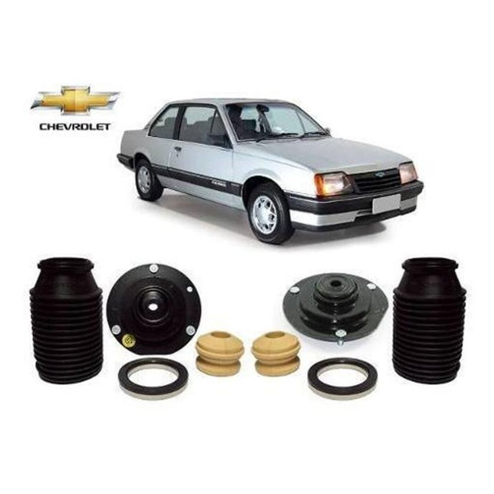 2 Coxim Rolamento Batente Coifa Dianteiro Gm Monza 1987 1988 1989