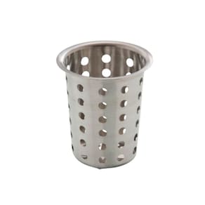 Porta Talher Redondo Vazado Inox - Ad