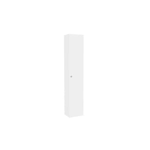 Armário Multiuso Lavanderia Duo Duplo Organizador c/ 1 Porta Branco - Telasul
