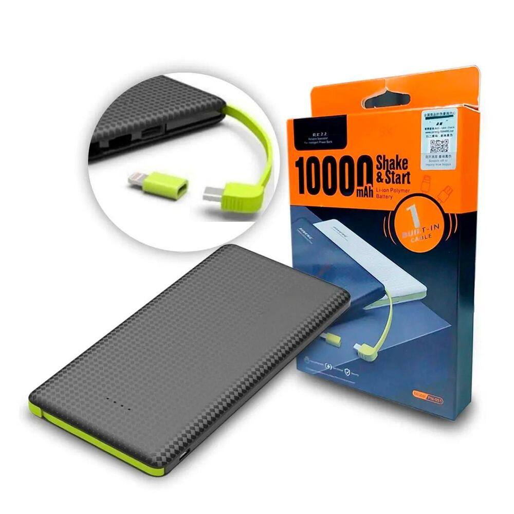 Carregamento Rápido Power Bank Portátil Para Todos Celulares