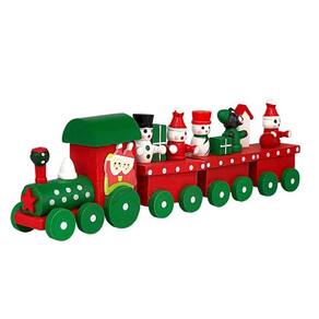 Enfeite Trem De Madeira Natal Decoração Festas Natalina