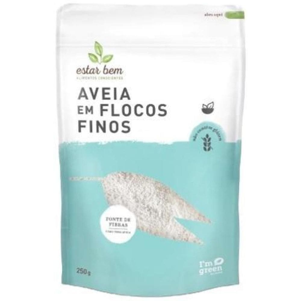 Aveia Em Flocos Finos Sem Glúten Estar Bem 250G