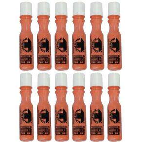 Kit 12 Marcadores Industrial Laranja 3Mm Baden