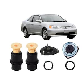 Kit Coxim Rolamento Batente Coifa Honda Civic 2003 2004 2005