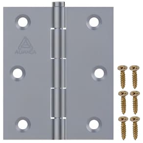 Dobradiça Para Porta Portão Aço Zincado 3.1/2 Polegadas
