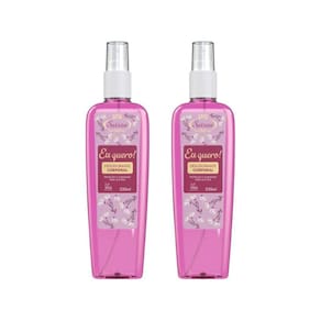 Colonia Suissa Splash 250Ml Eu Quero - Kit Com 2Un
