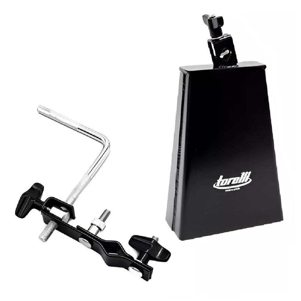 Cowbell 8`` Modelo Rock Com Suporte Para Pedestal Ta430