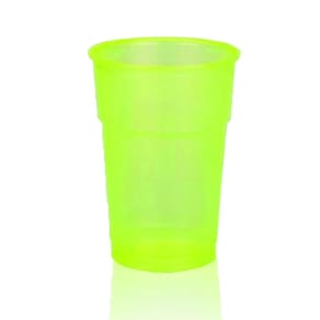 Copo Descartavel Neon Brilha Luz Negra Balada 300Ml C/100