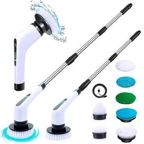 Esfregão Elétrico Portátil Giratório 360 Perfeito Limpeza