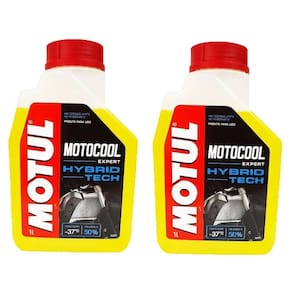 Kit com 2L Fluído De Arrefecimento Motul Motocool Expert -37º 1L - PROMOCAO