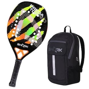 Raquete Beach Tennis Shark Predator 22Mm 2025 + Mochila Pro