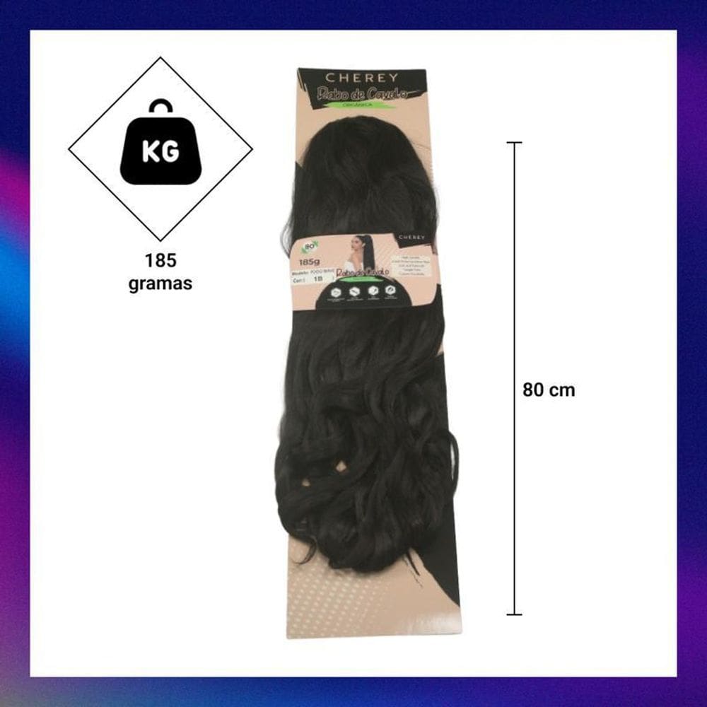 Cabelo Bio Orgânica Podo Wave Rabo De Cavalo 185G