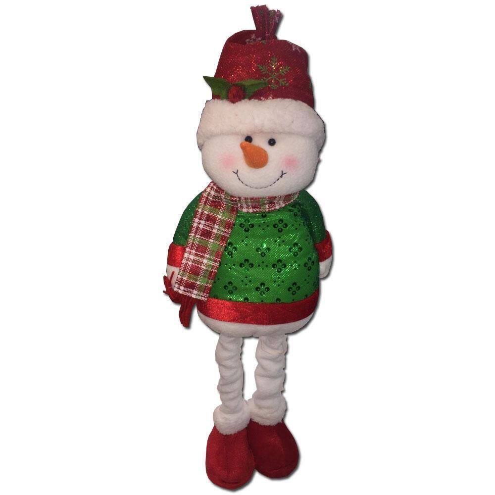 Boneco De Neve Em Pé Perna Sobe E Desce 64Cm Natal