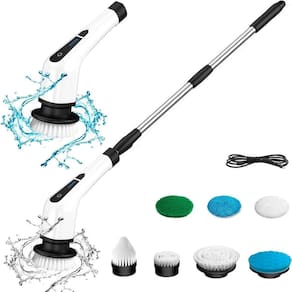 Esfregão Elétrico Recarregável 360 Perfeito Limpeza Banheiro
