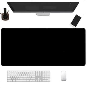 Tapete Mesa Gamer 100X40 Deskpad Extra Grande + Apoio Copo