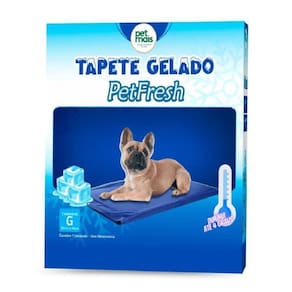 Tapete Gelado Petfresh Para Cães Petmais Tamanho G 90X45Cm