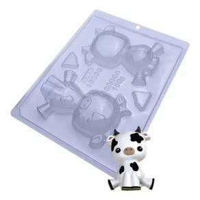 Kit 2 Formas De Acetato E Silicone Vaquinha / Vaca 10205 Bwb