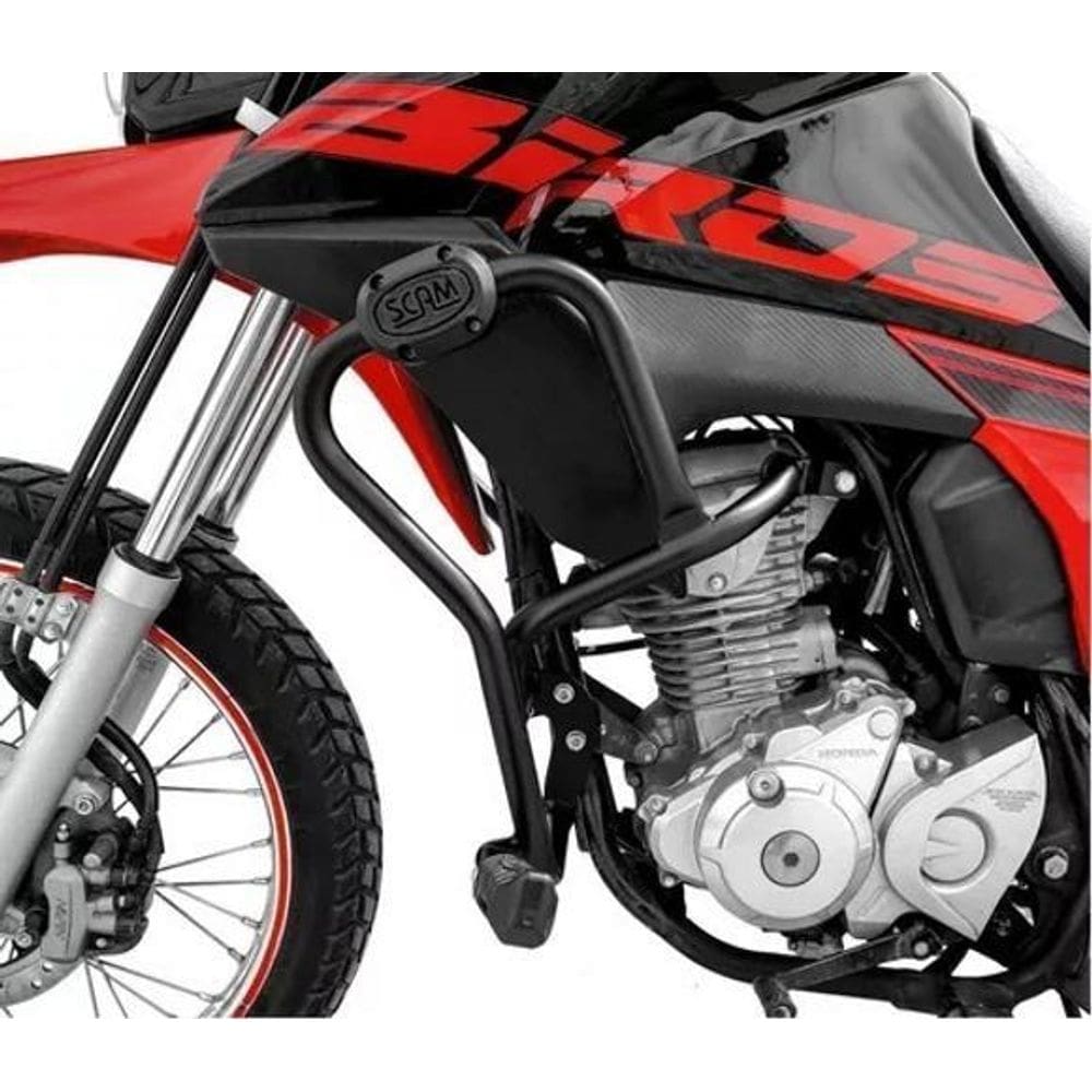 Protetor De Motor Carenagem Pedal Honda Bros 160 2015+ Scam