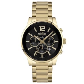 Relógio Technos Masculino Ref: Js25Bcd/1D Cronógrafo Dourado