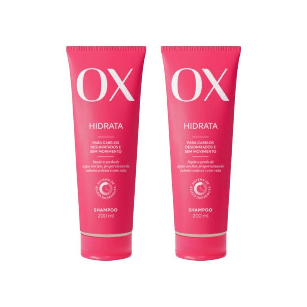 Shampoo Ox 200Ml Hidrata - Kit Com 2Un