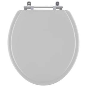Tampa de Vaso Sanitário Buzios Cinza Claro para louça Hervy