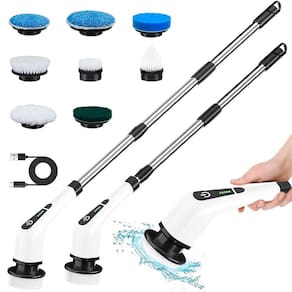 Esfregão Elétrico Recarregável 360 Perfeito Limpeza Banheiro