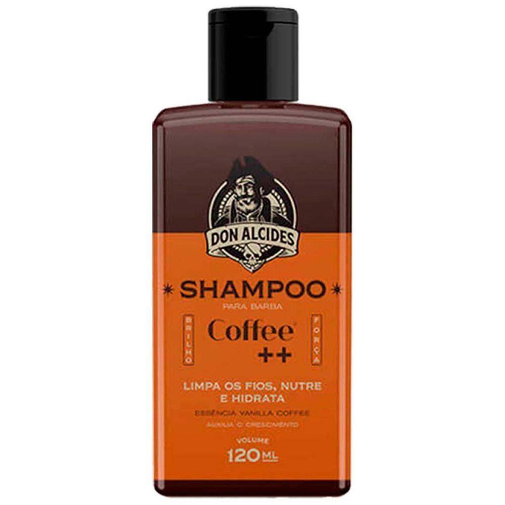 Kit Shampoo E Óleo Hidratante Para Barba Coffee Don Alcides
