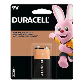 Bateria 9V Duracell Pilha Alcalina Mn1604B1