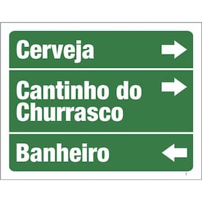 Placa De Transito Cerveja Cantinho Churrasco Banheiro 36X46