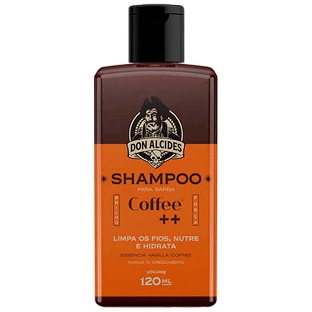 Kit Shampoo E Óleo Hidratante Para Barba Coffee Don Alcides