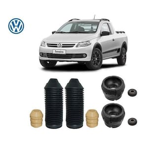 Kit Coxim Rolamento Batente Diant Saveiro G5 2010 2011 2012