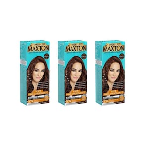 Coloraçao Maxton 5.74 Chocolate Intenso Acobreado-Kit 3Un