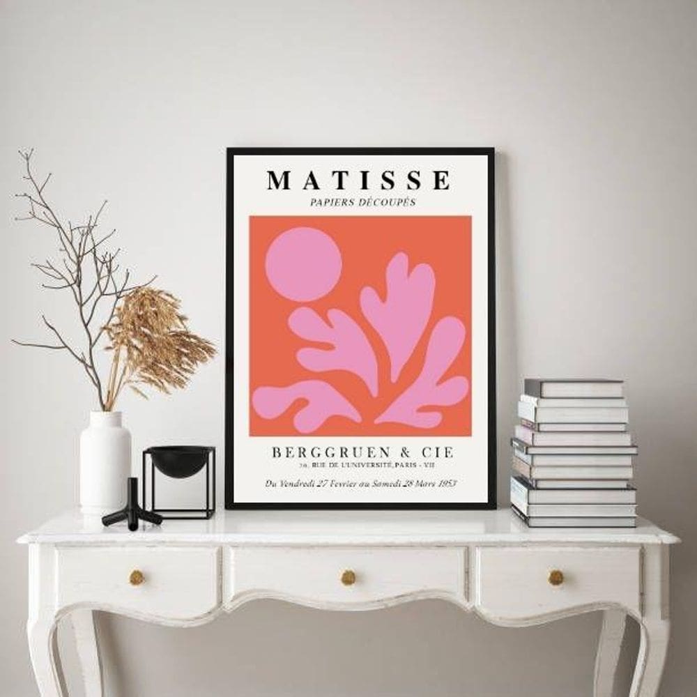 Quadro Matisse - O Equilíbrio Da Forma 33X24Cm - Com Vidro