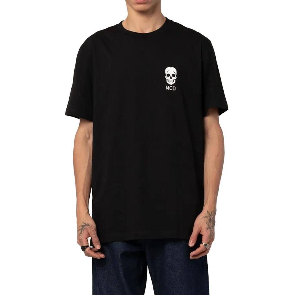 Camiseta MCD Logo Caveira SM25 Masculina Preto
