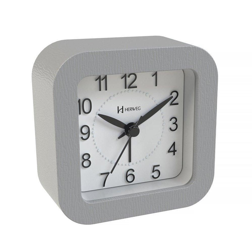 Relógio Despertador Herweg Quartz Cinza 2654-024
