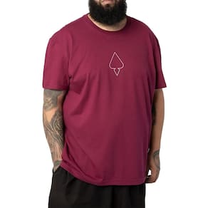 Camiseta MCD Oversized Caveira Rosas SM25 Masculina Magenta