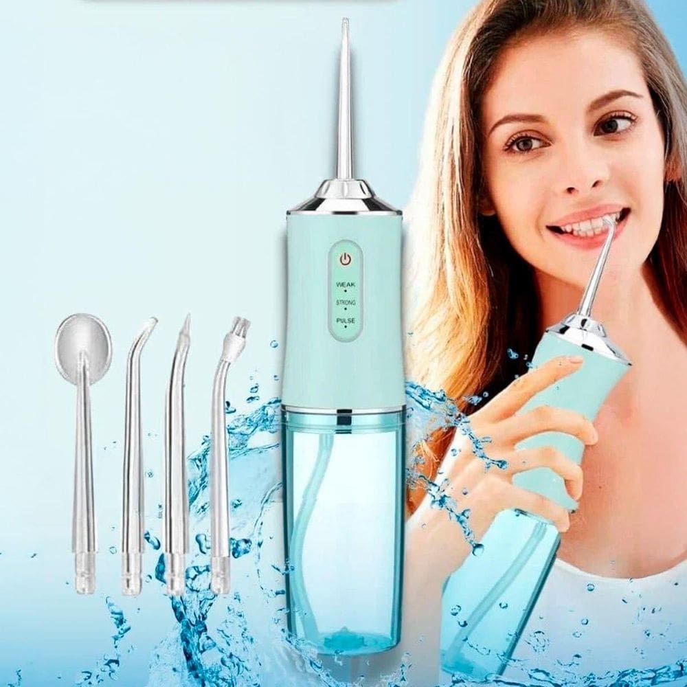 Aparelho Bucal Elétrico 3 Em 1 Para Limpeza Dental Completa