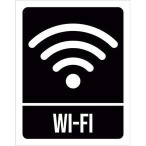 Placa Sinalização Wifi 36X46