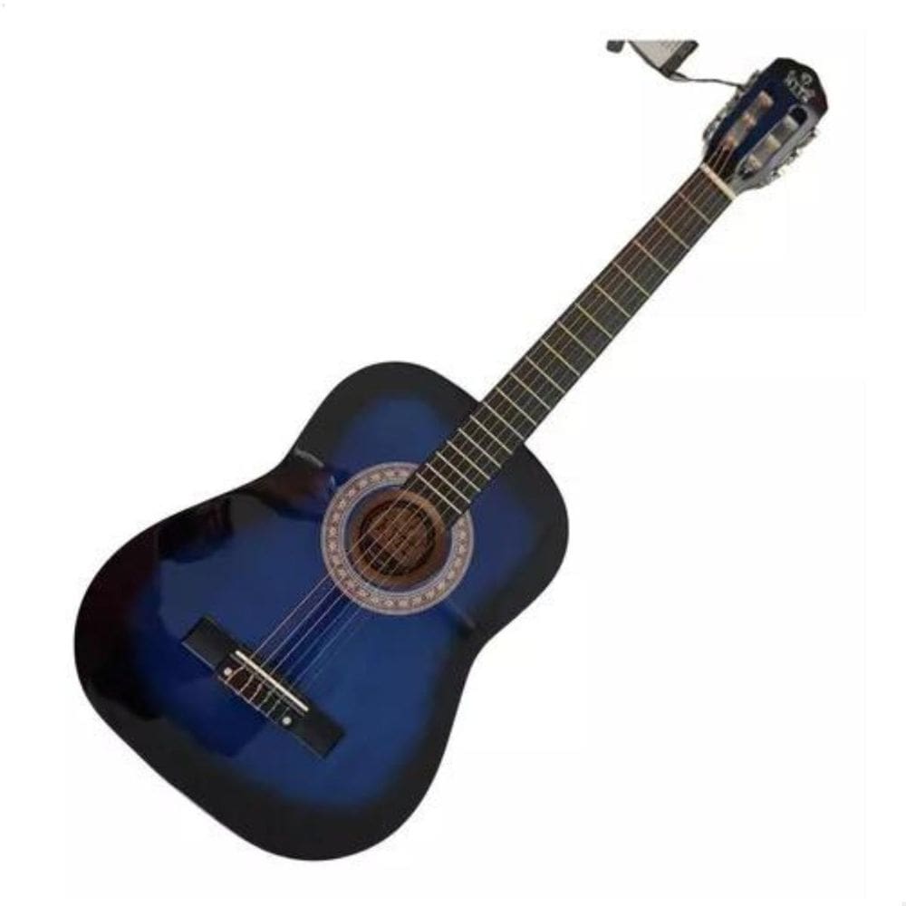 Violao Infantil Myth Acustico Nylon Mt34N Azul Sunburst