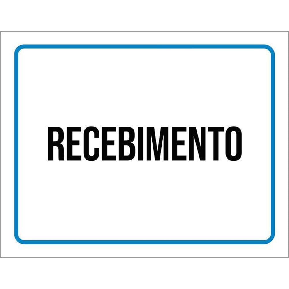 Kit 3 Placas Ambiente Sinalização Setor Recebimento