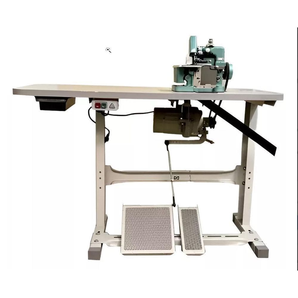 Overloque Semi Industrial Com Motor Grande+Mesa