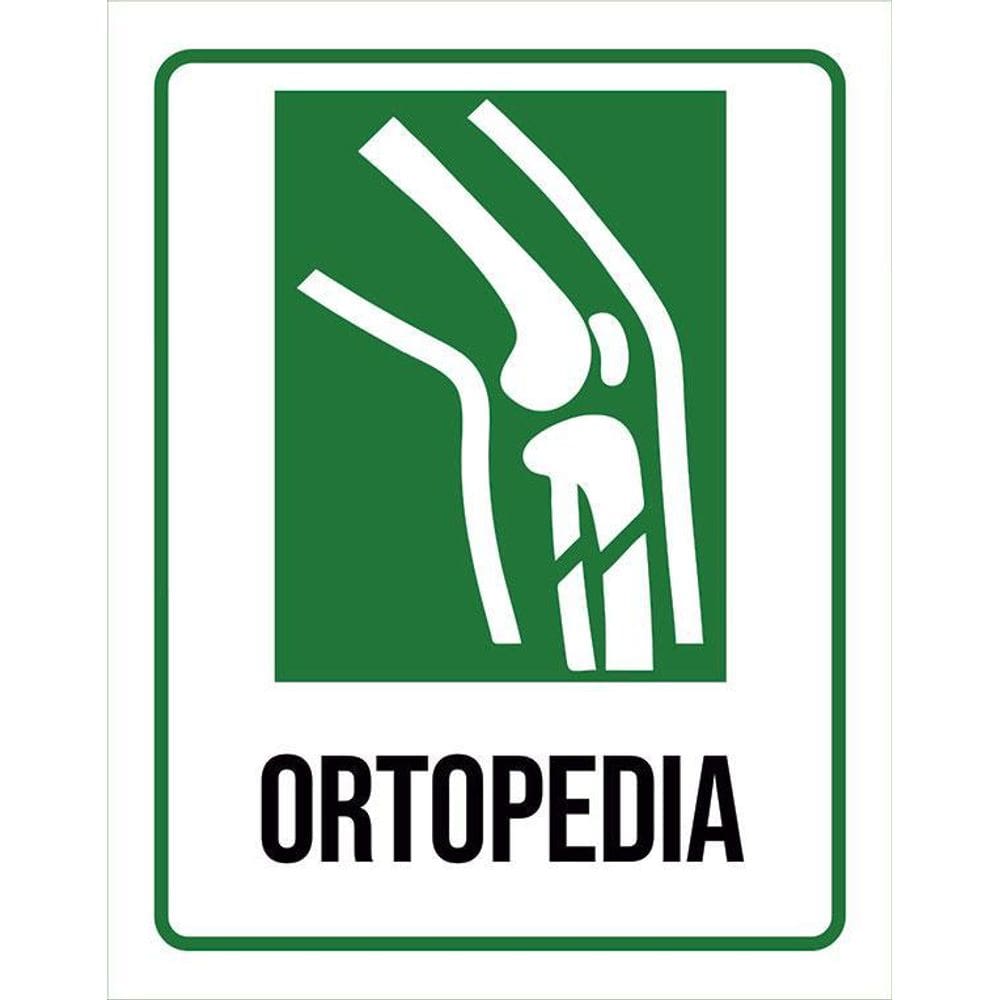 Kit 3 Placas Sinalização Hospitalar Ortopedia