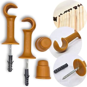 Suporte Cortina Varão Simples 19Mm 2 Unidades Ponteira