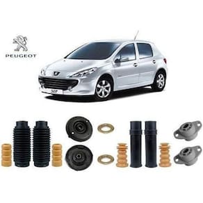 4 Kit Coxim Batente Dianteiro Traseiro Peugeot 307 2009 2010 2011 2012