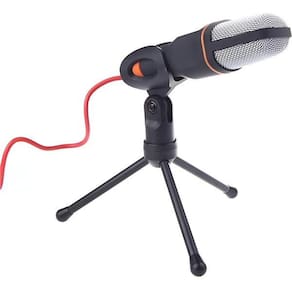 Microfone Sf-666 Com Tripé Condensador Fio De 2M Podcast