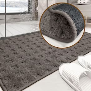 1 Tapete Banheiro Antiderrapante Grande Soft Re35 Js 50X100