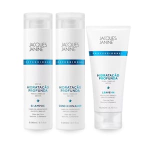 Kit Shampoo + Condicionador + Leave-In Hidratação Profunda